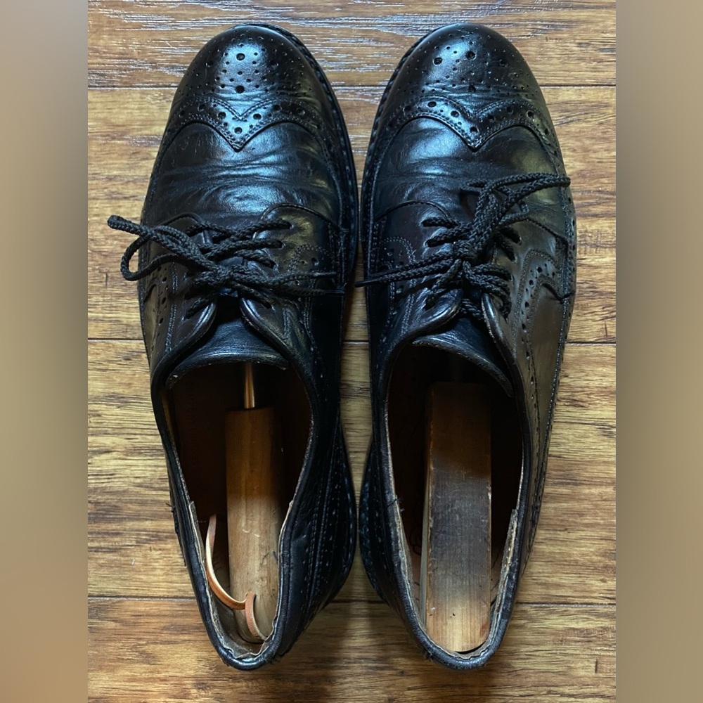 Mephisto Max Men’s Leather Shoes – US 9.5 / EU 43 – Black – Damaged Toe